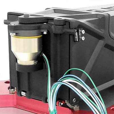 Das von CPR Technology in 3D-Druck und mit Windform® XT 2.0 hergestellte Freisetzungssystem AlbaPod 2.0 während der Zertifizierung vor dem Flug. Mit freundlicher Genehmigung von Alba Orbital