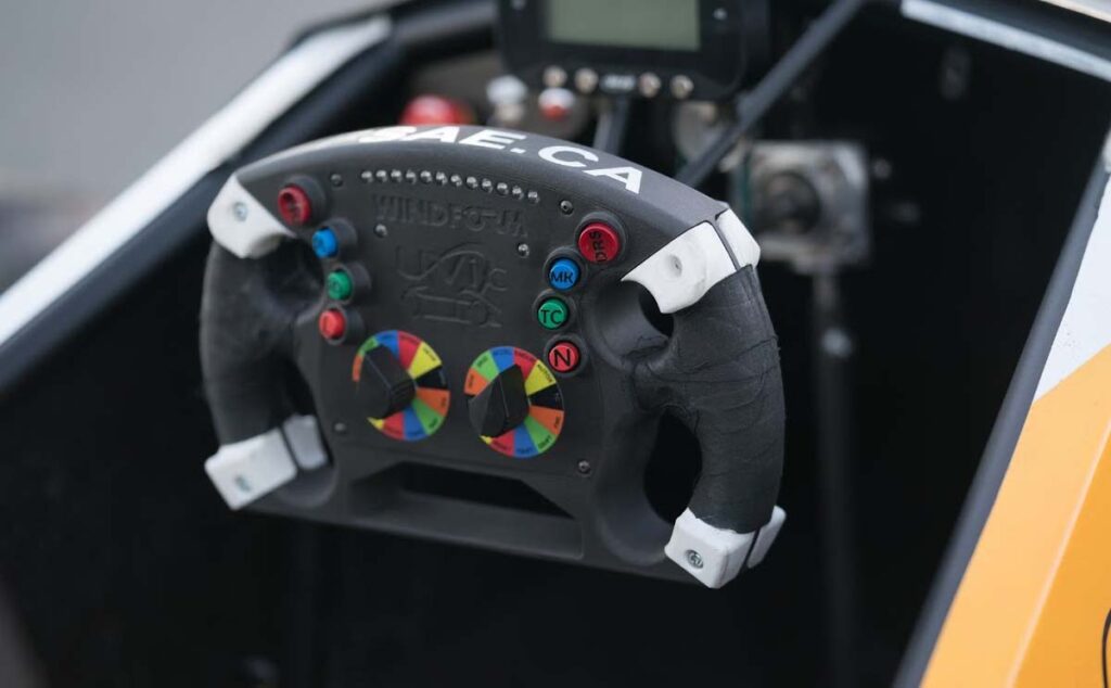Fully functional PBF 3D printed Formula SAE steering wheel