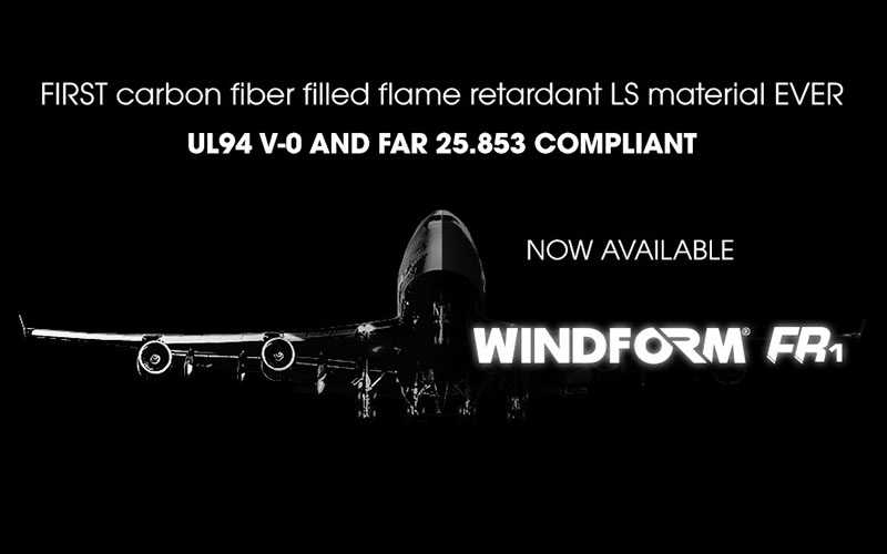 Windform FR1. Flame retardant